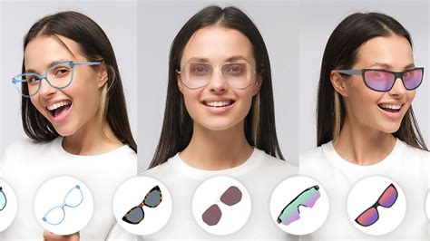 try on eyeglass frames virtually.